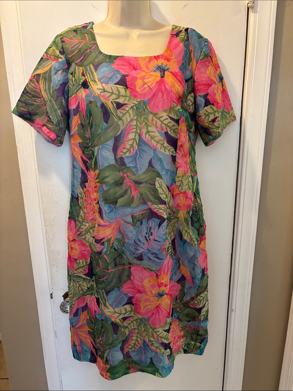 Vintage Patchington 8 s/s lined dress 26-286